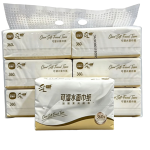 Pañuelos Faciales KIYA de Pulpa de Madera, 4 Capas, Ecológicos, Gruesos, Suaves, Húmedos, en Caja, Paquetes Individuales, para Uso Doméstico, China - Product Image 1