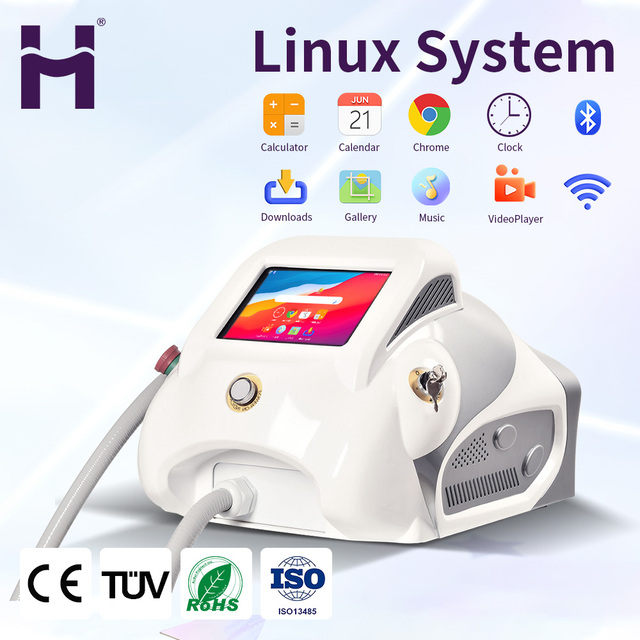 30% off Portable Triple Wavelengths 808nm Alexandrite Fiber Coupled Diode Laser Hair Removal Equipment
