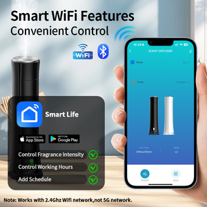 WiFi Smart Life App Control 85ml Tour de luxe Diffuseur de parfum sans eau pour hôtel Diffuseur d'arômes avec télécommande et application - Product Image 2