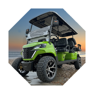 Chariot de golf tout-terrain électrique automatique de haute qualité à batterie au lithium 4 + 2 sièges - Product Image 5