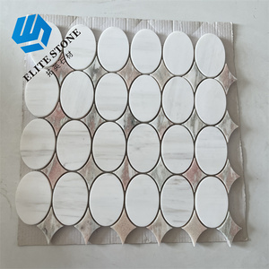 Piastrelle in marmo bianco in pietra naturale lastre di Calacatta piastrelle in marmo Nero Marquino - Product Image 1