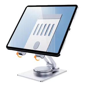 Supporto per Telefono da Scrivania in Lega di Zinco con Base Rotante a 360 Gradi, Portatile, Pieghevole, Metallico, per Telefono, iPad e <span class=keywords><strong>Tablet</strong></span> - Product Image 6