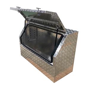 Boîte à outils camion <span class=keywords><strong>de</strong></span> <span class=keywords><strong>rangement</strong></span>, plaque <span class=keywords><strong>de</strong></span> damier en Aluminium avec ouverture latérale, <span class=keywords><strong>coffre</strong></span> à outils - Product Image 4