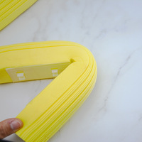 Tête d'éponge de vadrouille à demi pli fabricant 28cm pince à eau PVA accessoires de vadrouille à tête en coton collodion