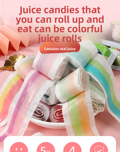 <strong>Fruit</strong> <strong>Roll</strong> <strong>Ups</strong> Gummy Candy, Assorted Rainbow Color <strong>Fruit</strong> Flavor <strong>Roll</strong> Candy for Kids - Product Image 5