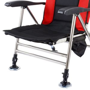 Silla de Pesca Portátil de Estilo Europeo para Exteriores, Ligera, de Aleación de Aluminio y Tela Oxford, con Bolsa de Transporte y Reposabrazos - Product Image 3