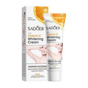 SADOER Crème Éclaircissante Corporelle au Vitamine C pour Aisselles et Zones Intimes, Anti-Taches Foncées - Product Image 1