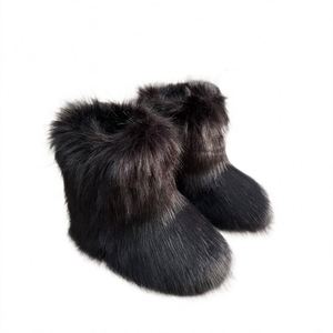 2025 Fábrica al por mayor Invierno Mullido Piel sintética Mapache <span class=keywords><strong>Mujer</strong></span> Tacón plano Manga media <span class=keywords><strong>Botas</strong></span> <span class=keywords><strong>de</strong></span> furia <span class=keywords><strong>Botas</strong></span> <span class=keywords><strong>de</strong></span> nieve con <span class=keywords><strong>botas</strong></span> <span class=keywords><strong>de</strong></span> piel - Product Image 3