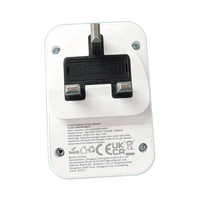 Adaptateur de prise britannique noir blanc convertisseur prise universelle adaptateur de prise de voyage électrique dans le monde entier