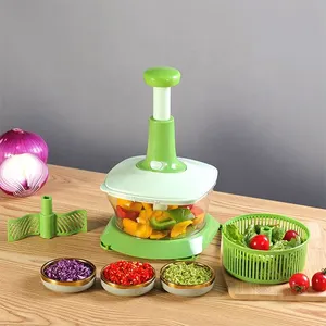 CAT CAT Manual Food Chopper Gemüses ch neider, Handy Mini Food Chopper Manuelles Gemüse