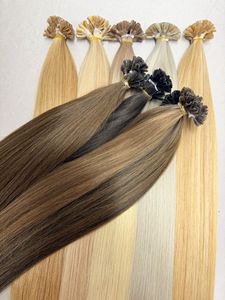 Extensions de cheveux naturels à bandes adhésives, mèches lisses blondes, brunes, noires, sans colle, pour usage professionnel en salon - Product Image 4