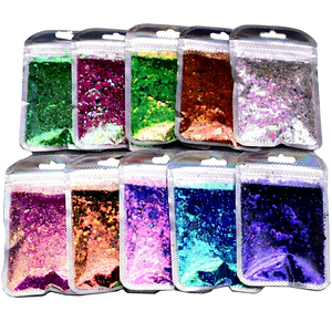 Aris New Design Luxury Bulk Chunky Rainbow Eye Glitter Mineral Non-Toxic Powder for Nail and Eye Decoration Waterproof Feature - Product Image 1