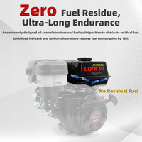 Moteur à essence robuste G420F, résistant aux hautes températures, idéal pour le travail en milieu désertique, pour compacteur de plaques et pompe à eau, fonctionnement 24h/24