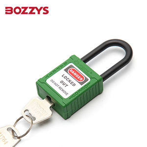 <span class=keywords><strong>Cadenas</strong></span> en nylon de sécurité <span class=keywords><strong>bleu</strong></span> BOZZYS 38mm avec <span class=keywords><strong>cadenas</strong></span> de sécurité industriel à clé identique et maître à clé anti-poussière - Product Image 2