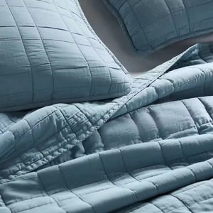 고급 린넨 침구 세트 100% 린넨 침대보 자수 침대보 (인기 상품) - Product Image 3