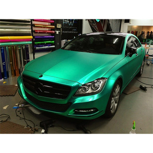 Diverses couleurs mat Satin Chrome métallisé voiture vinyle Film <span class=keywords><strong>moto</strong></span> <span class=keywords><strong>Auto</strong></span> interne externe décalcomanie bricolage voiture changement couleur Film - Product Image 6