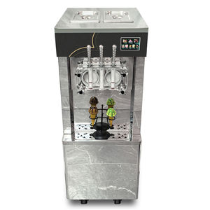 Máquina Combinada para Granizados y Helados Yourtime, Máquina Automática de Helado Suave de 3 Sabores con Bomba de Aire - Product Image 1