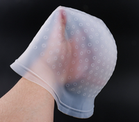 Chapeau de coloration capillaire en silicone réutilisable avec crochet pour la vapeur, outils de teinture et de coloration DIY en gros