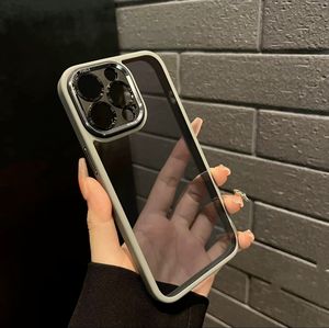 Custodia In Silicone morbido trasparente per armatura di lusso per <span class=keywords><strong>IPhone</strong></span> <span class=keywords><strong>11</strong></span> 12 13 14 15 16 Pro <span class=keywords><strong>Cover</strong></span> rigida antiurto Max Clear - Product Image 2