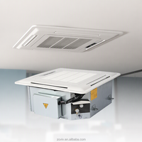 Unité de ventilation à cassette haute efficacité 2 tuyaux 4 voies avec moteur AC, montage au plafond, eau réfrigérée, FCU pour climatisation centralisée