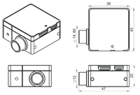 Mini analyseur de spectre numérique HPC300P, Quantum, Par, pour lampe de croissance Led