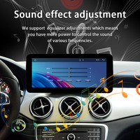 Système Linux 10,25/12,3 pouces pour voiture Mercedes-Benz Classe GLA X156 / C117, lecteur vidéo de navigation CarPlay, Android Auto
