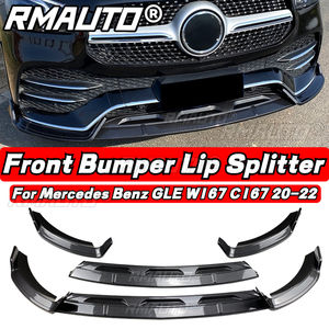 <b>For</b> Mercedes Benz W167 C167 GLE350 GLE450 2020-2022 <b>Car</b> Front Bumper Lip Splitter Spoiler <b>Diffuser</b> Body Kit Exterior Parts - Product Image 6