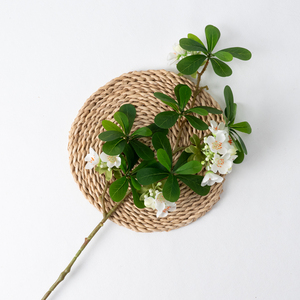 Flores Artificiales de Pittosporum de Alta Calidad, Arreglos Florales Realistas, Flores Decorativas de Seda Frescas para Centros Comerciales - Product Image 2