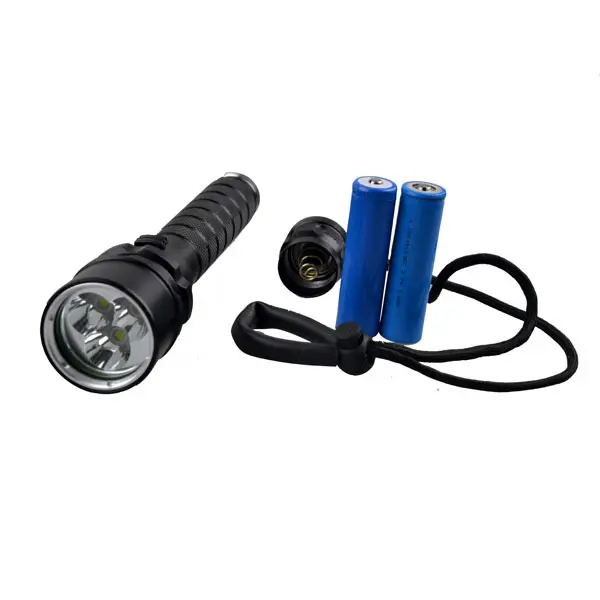 Diver Lamp 100M Underwater 6000LM 3x XM-L T6 LED Scuba Diving Flashlight Torch Waterproof LED Flash Light Lantern