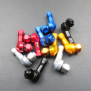 Tige de <span class=keywords><strong>valve</strong></span> de pneu de <span class=keywords><strong>moto</strong></span> en aluminium 8.3mm Noir 8.3mm <span class=keywords><strong>Valve</strong></span> d'angle à 90 degrés - Product Image 3