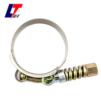 Collier de serrage en T en acier inoxydable, Super collier de serrage avec ressort