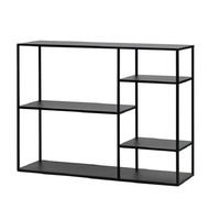 Table console et étagère en fer, style moderne et contemporain, pour salon, petite chambre, décoration de sol, rangement latéral de canapé