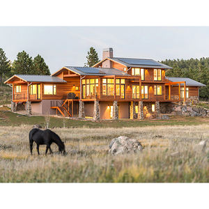 2025 Maison préfabriquée en bois de conception moderne de haute qualité Villa en rondins de pin russe écologique à prix économique vente chaude - Product Image 2