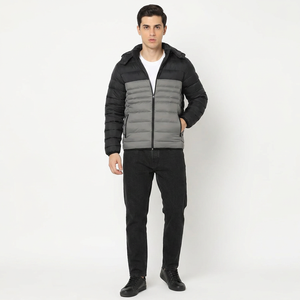 2026 Low Price High Quality Solid Color Puffer <b>Jacket</b> for <b>Men</b> Top Selling Street Wear Oversize <b>Men</b> Bubble <b>Jacket</b> - Product Image 1