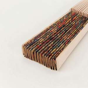 Fatingna Abanico de Loto de Madera, Estilo Español Casual, Ecológico, Arte Folclórico, Grabado de Paisajes, Decoración del Hogar, Caja de Regalo - Product Image 5