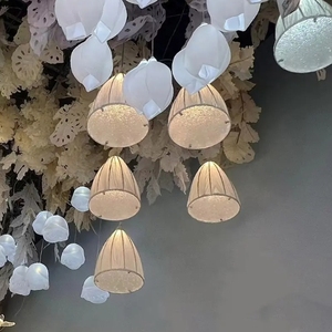 Moderno LED luce Stand per matrimonio sala <span class=keywords><strong>camera</strong></span> di semi di loto con forma di farfalla in metallo AC potenza per la decorazione di eventi - Product Image 2