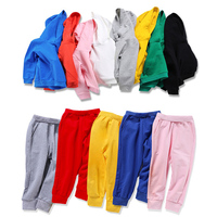Conyson Bunte Kinderkleidung Herbst Langarm Baumwolle Kapuzenpullover Kinder Outfits Trainingsanzug Kleinkind Jungen Sweatanzug