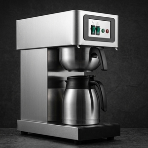 เครื่องชงกาแฟไฟฟ้าแบบหยดอัตโนมัติ พร้อมโถแก้ว สำหรับสำนักงาน โรงแรม คาเฟ่ - Product Image 1