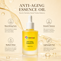 Özel Marka Anti-Aging Esans Yağı 30ml Altın Yüz Yağı Hafif Yağsız Besleyici Işıltılı Parlaklık Damlalıklı Serum
