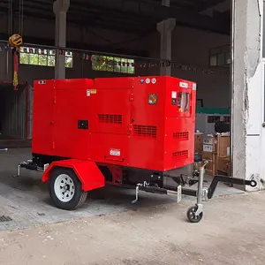 Nuovo tipo di rimorchio generatore diesel 80kva con motore uk 1104A-44TG2 64kw 72kw 80kva 90kva generatore diesel