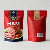 Sachet de cuisson personnalisé en aluminium haute barrière pour dinde, sachet d'épices, emballage pour bœuf séché, sachet pour jambon