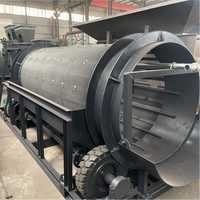 Machine de criblage de sol rotative mobile fabriquée en Chine pour le lavage du sol et du sable agricoles, crible à tambour