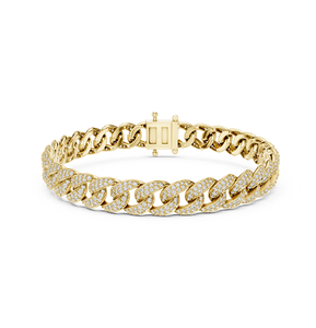 Bracelet en diamant cultivé en laboratoire raffiné, en or, bijoux fins, accessoire de mode de créateur, bijoux contemporains haut de gamme - Product Image 1