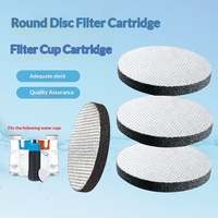 Filtre à sédiments à usage ponctuel exclusif transfrontalier en tissu non tissé au charbon actif, mini-disque, cartouche filtrante KBMDCZ31 75 GPD