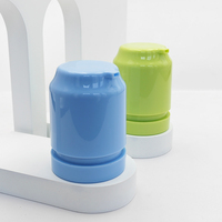 Nouveau design, pot sans air en plastique PP de 50 ml avec pompe à vide et verrouillage gauche-droite