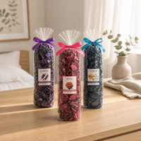 Sachet désodorisant parfumé 150g pour voiture et armoire, pot-pourri de fleurs séchées aromatiques