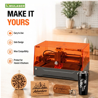 Machine de gravure laser CNC compacte et portable pour artisanat DIY, mini découpeuse de bureau, graveur laser CO2 portable pour bois, papier, DXF
