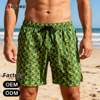 Shorts de bain en gros à séchage rapide, conception personnalisée, support de sublimation numérique, usine propre, maquette en 1 heure, échantillon en 1 semaine, OEM