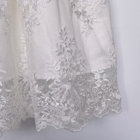 Robe de mariée blanche brodée pour nouveau-né fille, pour fête d'anniversaire, baptême, nouvelle collection