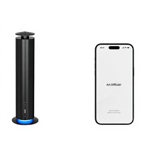 Diffuseur d'arômes rechargeable en aluminium, contrôle par application, grande capacité, pour hôtel, usage extérieur, sans fil, sans eau, parfum d'intérieur
